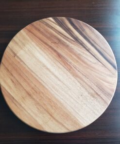 Lazy Susan Acacia Wood 16-Inch