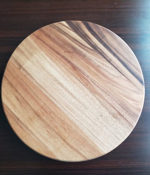 Lazy Susan Acacia Wood 16-Inch