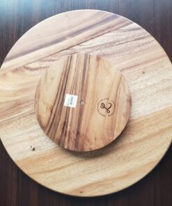 Alternative view of Lazy Susan Acacia Wood 16-Inch