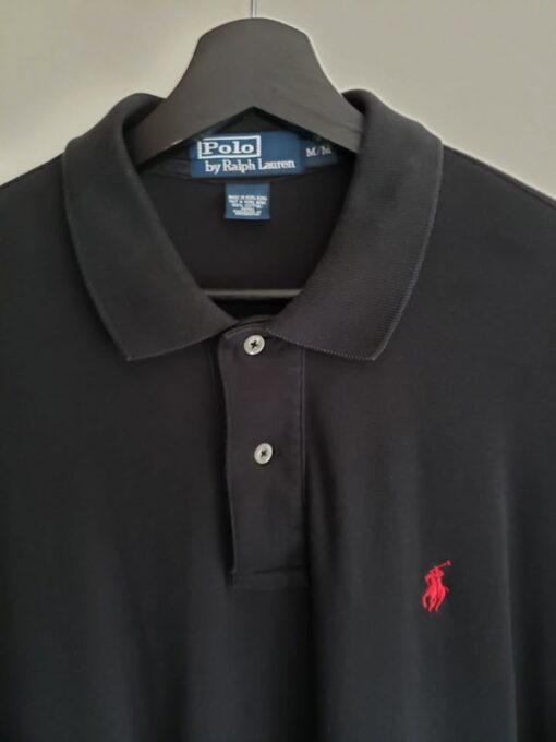 Polo Ralph Lauren Men’s Classic Fit Shirt (Medium, black) - Image 3