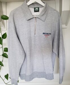 Roots Athletics Canada pullover/sweatshirt (Large, light grey)