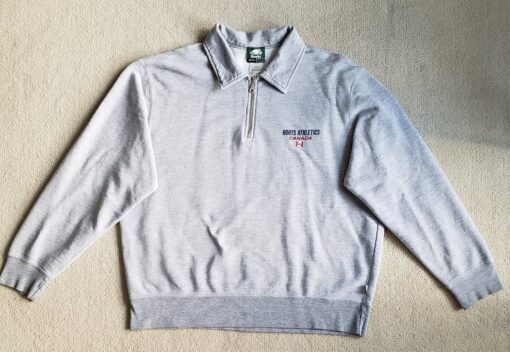 Roots Athletics Canada pullover/sweatshirt (Large, light grey) - Image 3