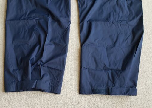 Mountain Warehouse Pakka Men's Waterproof Rain Overtrousers(Breathable)+ Packaway Bag(Navy, S & XS) - Image 4