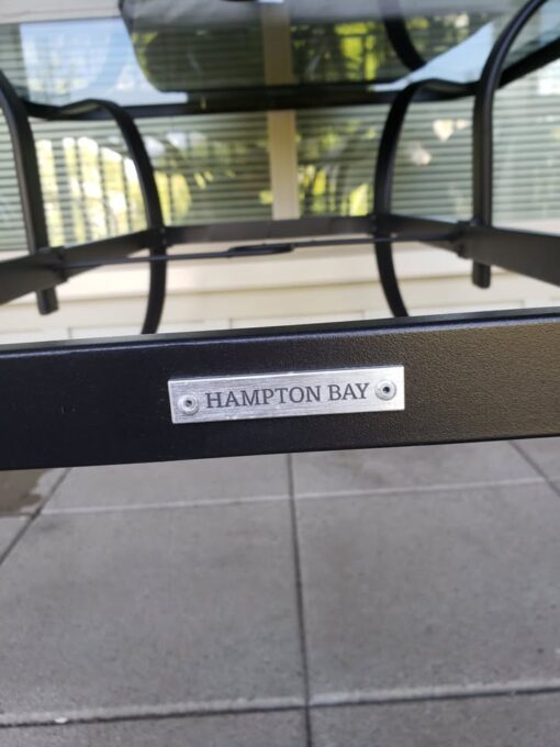 Hampton Bay 7-Piece Vestri Steel Patio Dining Set (Model # FSS60523B) - Image 7