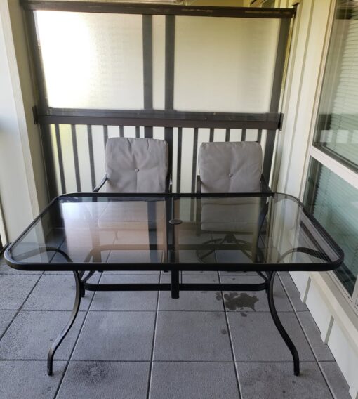 Hampton Bay 7-Piece Vestri Steel Patio Dining Set (Model # FSS60523B) - Image 5