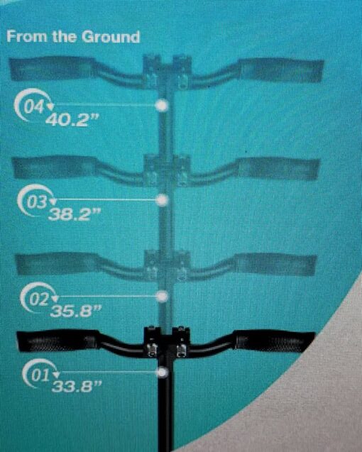 BELEEV Foldable Scooters with 4 Adjustable Height for Adults and Teens - Image 7