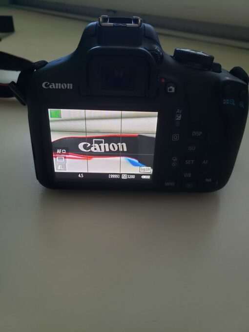 Canon EOS Rebel T7, DSLR Camera, Lights, Bag & Green Screen - Image 5