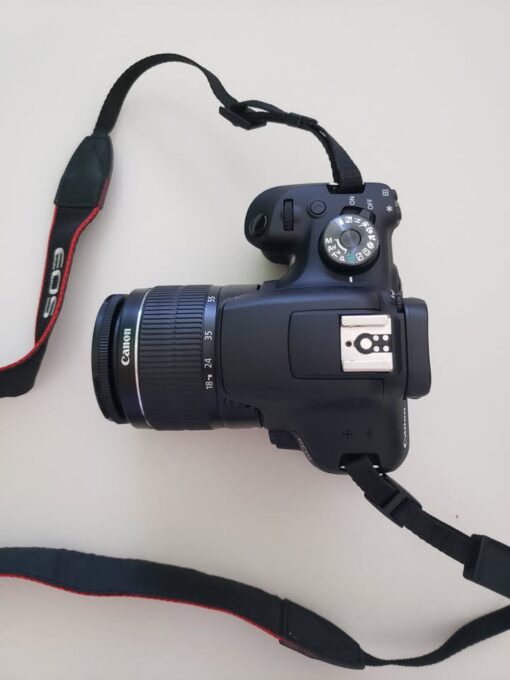 Canon EOS Rebel T7, DSLR Camera, Lights, Bag & Green Screen - Image 4