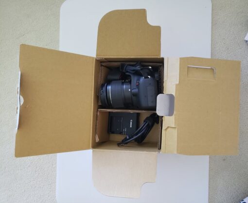 Canon EOS Rebel T7, DSLR Camera, Lights, Bag & Green Screen - Image 8