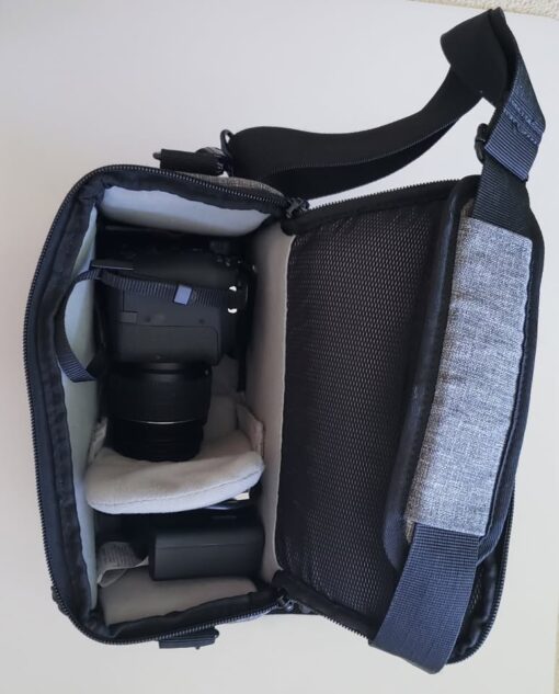 Canon EOS Rebel T7, DSLR Camera, Lights, Bag & Green Screen - Image 6
