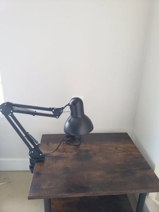 Desk lamp with adjustable arm and clamp - Image 4